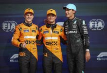 Photo of Lando Norris takes pole ahead of Oscar Piastri as McLaren lock out front row