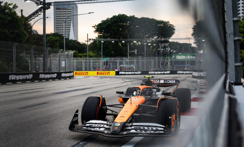 Photo of Lando Norris takes pole ahead of Verstappen; Hamilton takes p3