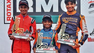 Photo of Rivaan Dev Preetham clinches a double after a nail-biting fight: Karting Nationals