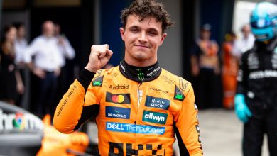 Photo of Lando Norris on pole as McLaren lock out front row: Aussie Grand Prix